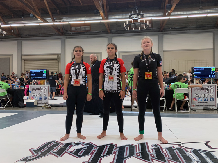 Her First Jiu Jitsu Gold Medal.