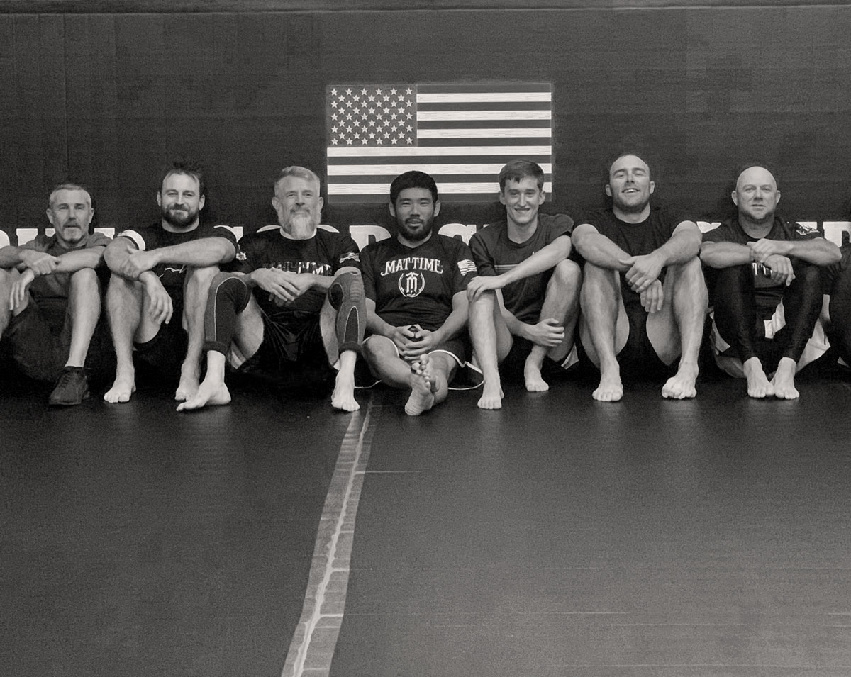 Grappling men